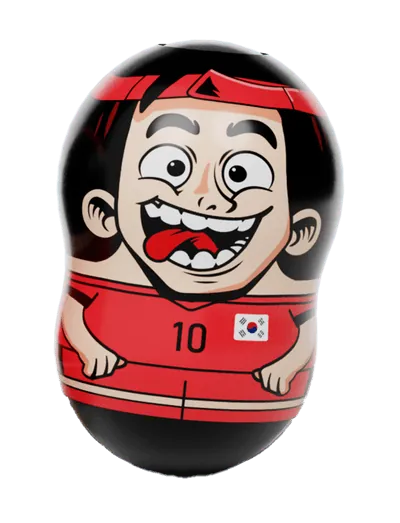 Cabeçudinho Coreia do Sul